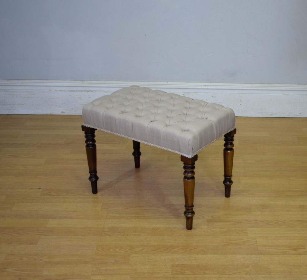 Regency Buttoned Stool View IX