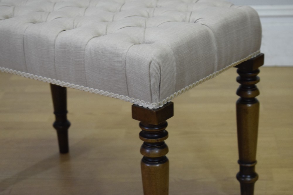 Regency Buttoned Stool View XIV