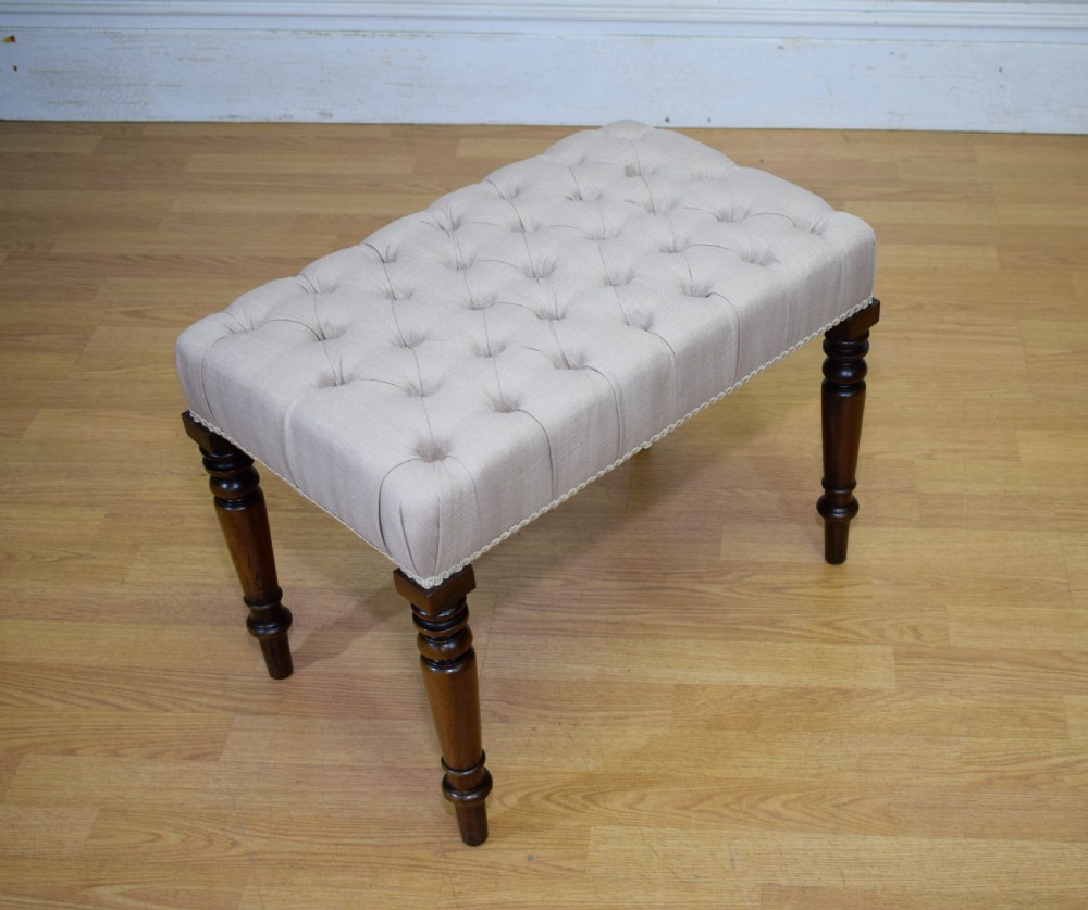 Regency Buttoned Stool View XV