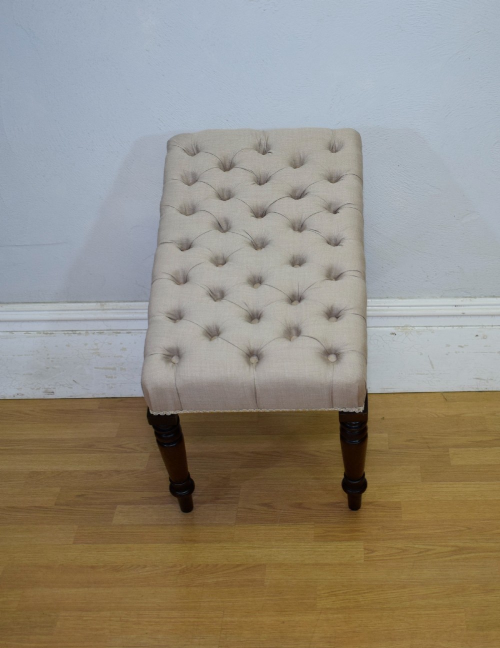 Regency Buttoned Stool View XVII