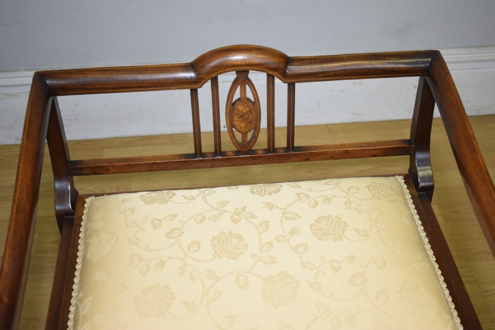 Edwardian Inlaid Piano Stool View XI