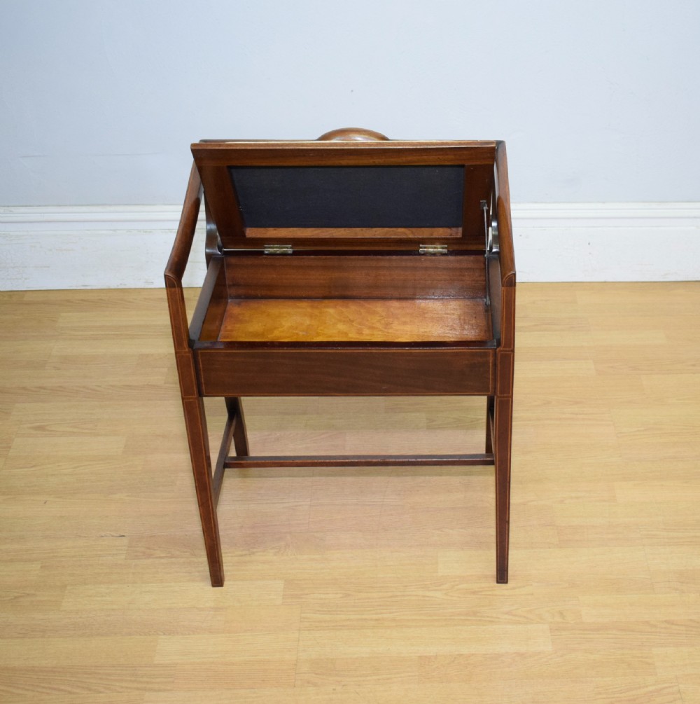 Edwardian Inlaid Piano Stool View XV