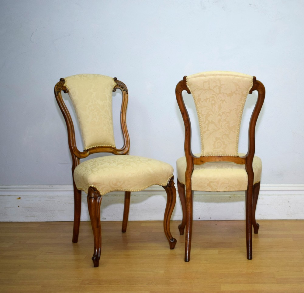 Antique Set of 6 Victorian Walnut Dining Chairs View XVIII