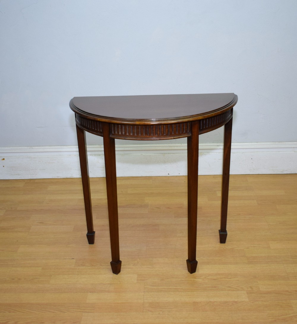 Edwardian Demi-Lune Table
