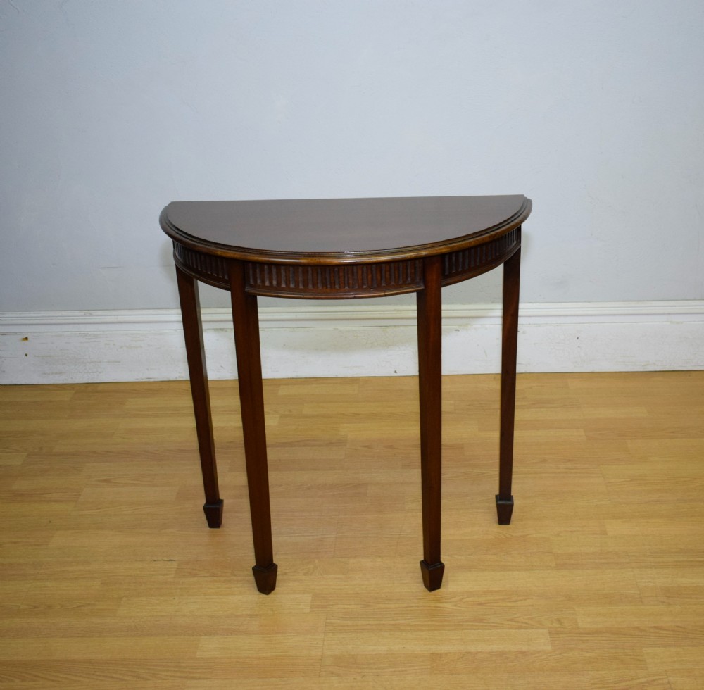 Edwardian Demi-Lune Table View II