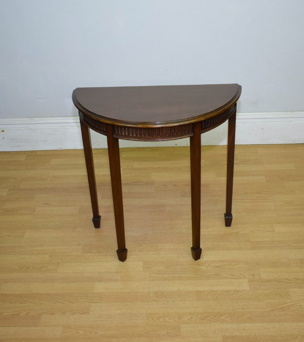 Edwardian Demi-Lune Table View III