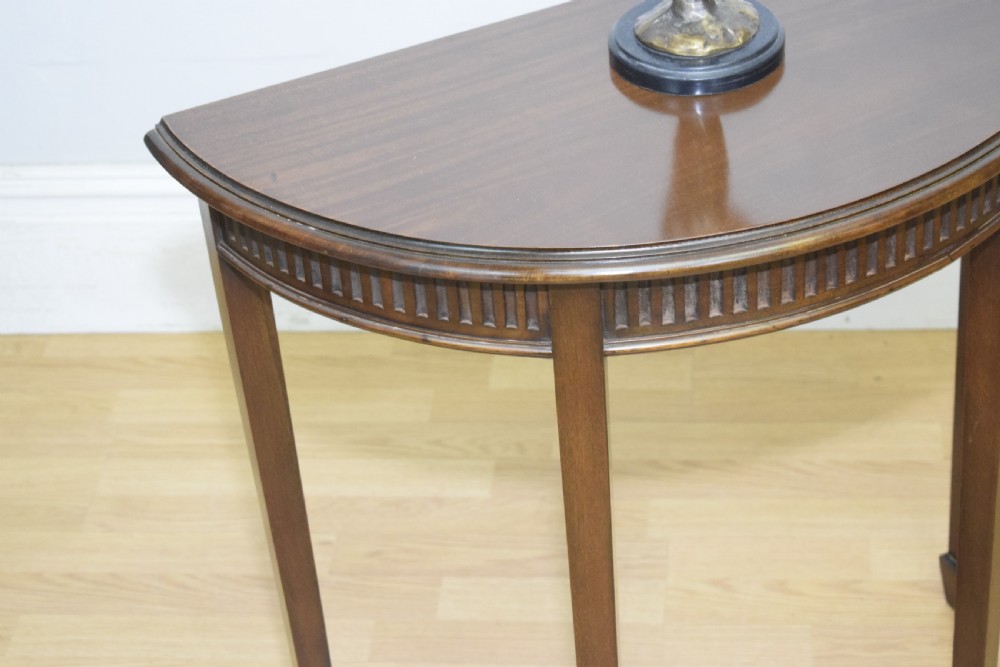 Edwardian Demi-Lune Table View IX