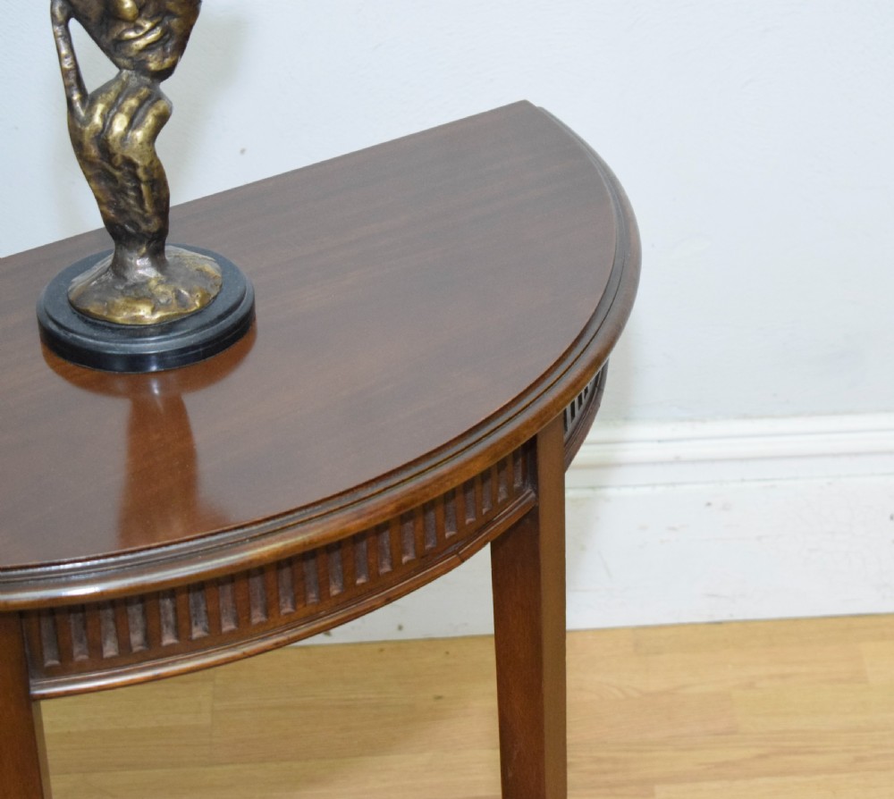 Edwardian Demi-Lune Table View X