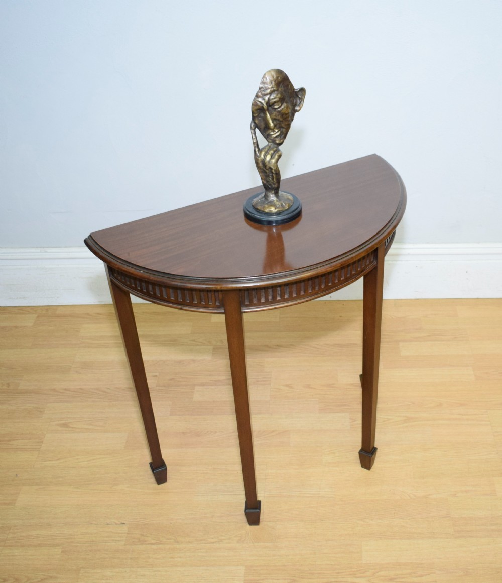 Edwardian Demi-Lune Table View XI