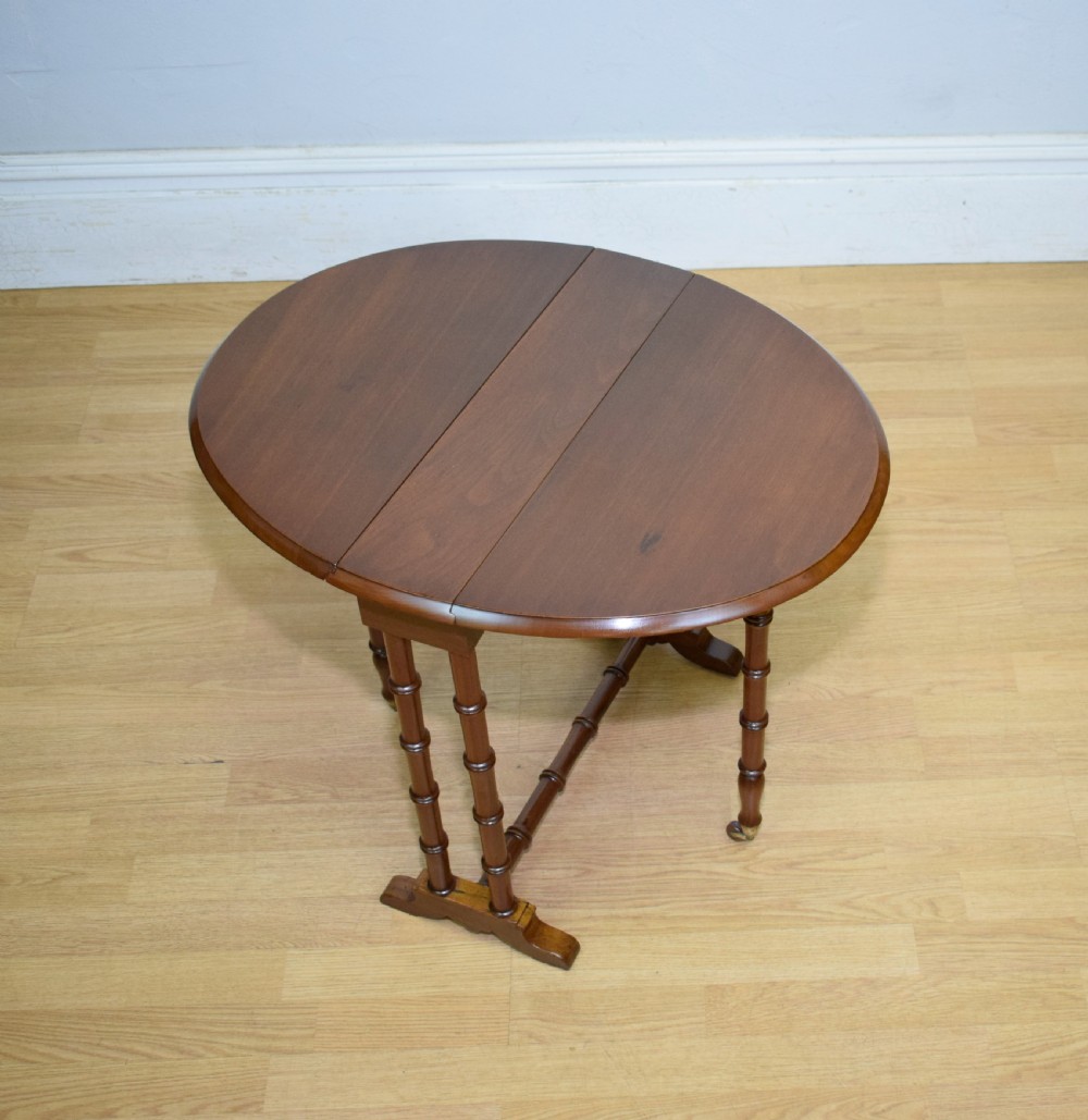 Antique Victorian Sutherland Table View XII