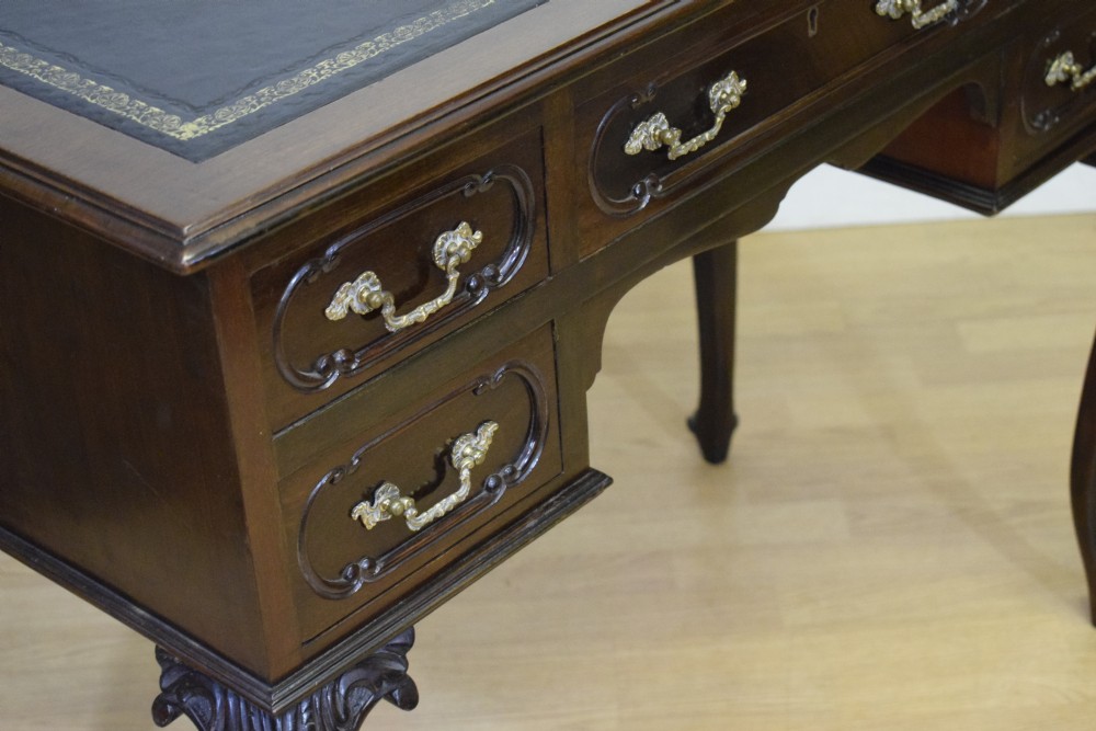 Victorian Mahogany Desk View XIV
