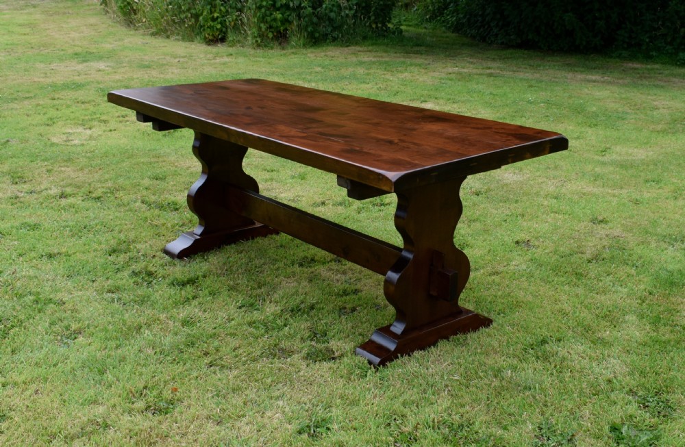 Early 20th Century Refectory Dining Table View III