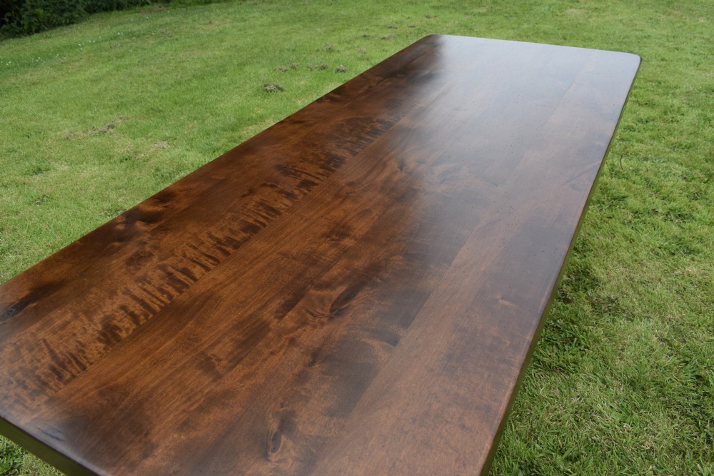 Early 20th Century Refectory Dining Table View XII