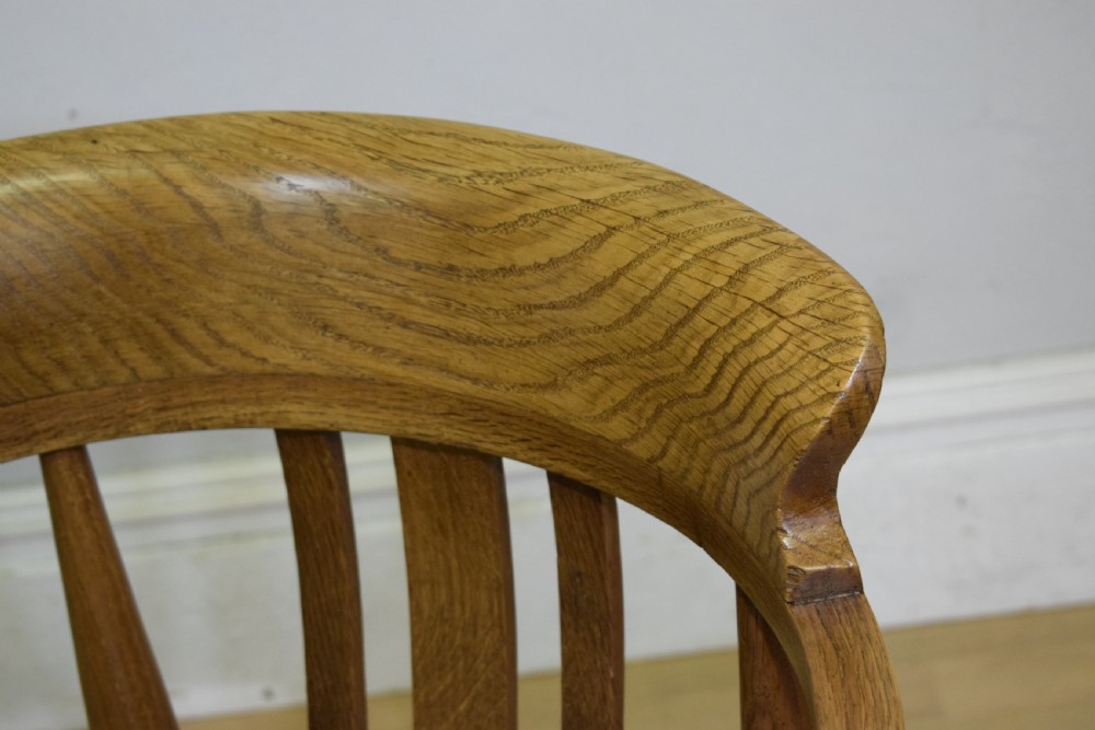 Victorian Oak Desk Chair View XV
