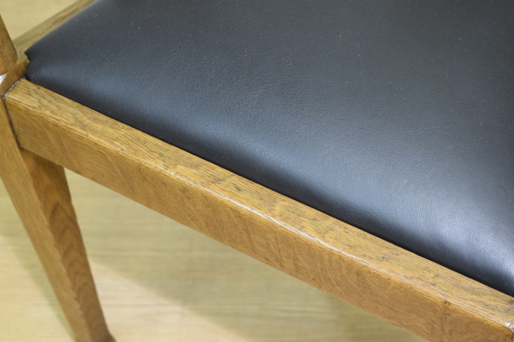 Victorian Oak Desk Chair View XVI