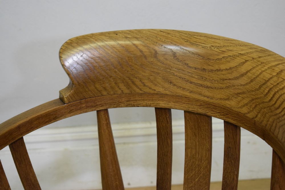 Victorian Oak Desk Chair View XVII