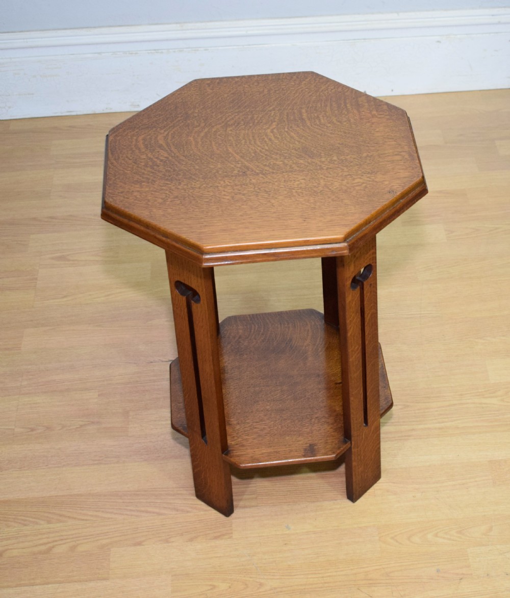 Arts & Crafts Oak Side Table