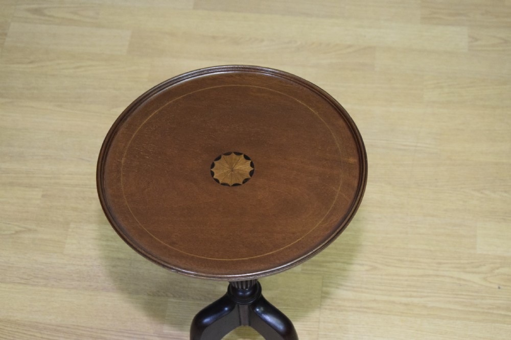 Edwardian Inlaid Wine Table  View VIII
