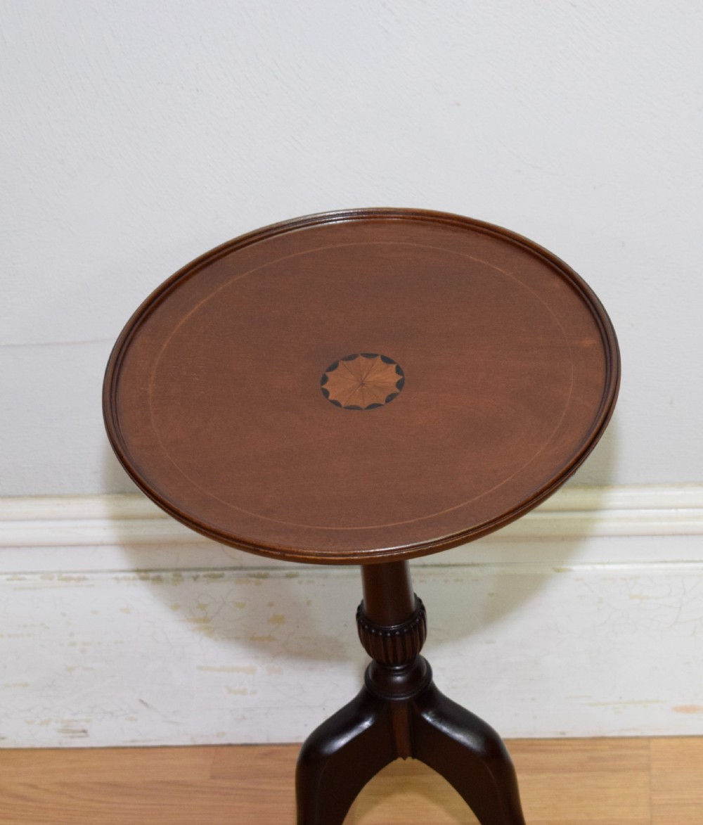 Edwardian Inlaid Wine Table  View XII