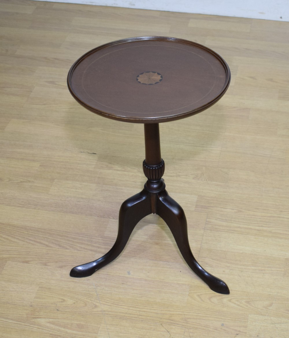 Edwardian Inlaid Wine Table 