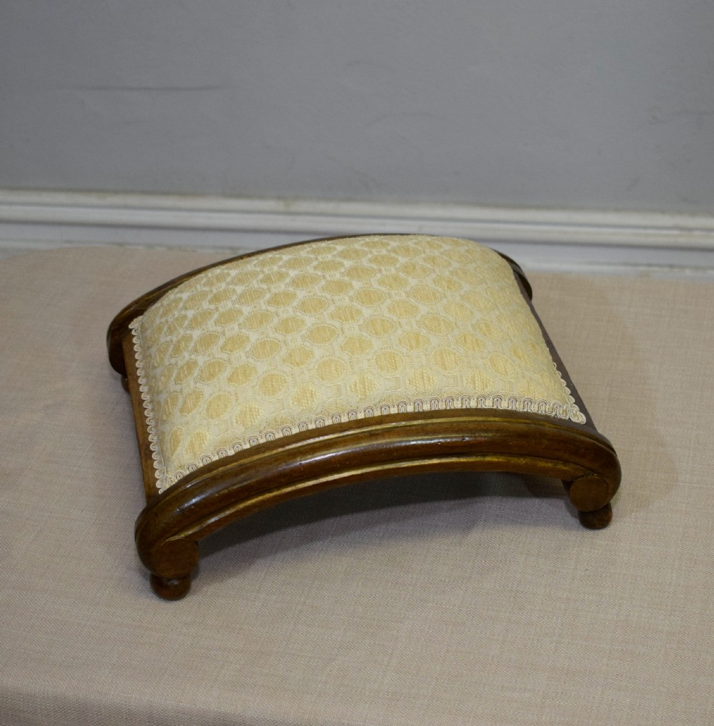 Victorian Walnut Foot Stool