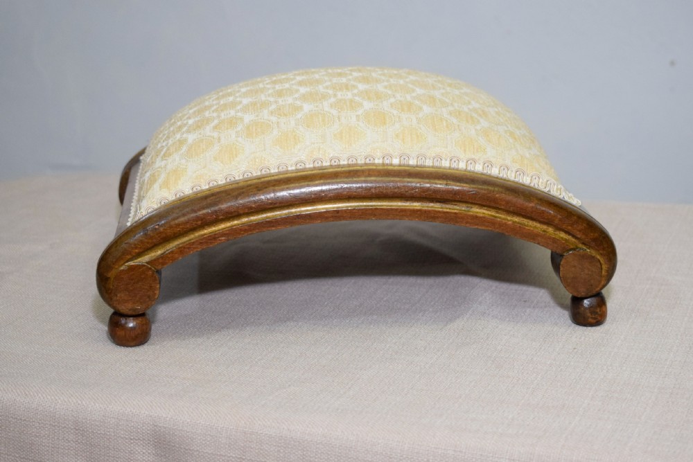 Victorian Walnut Foot Stool View V
