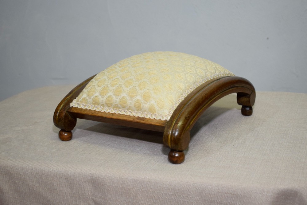 Victorian Walnut Foot Stool View VI