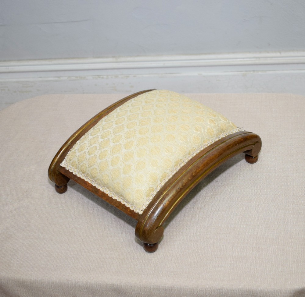 Victorian Walnut Foot Stool View IX