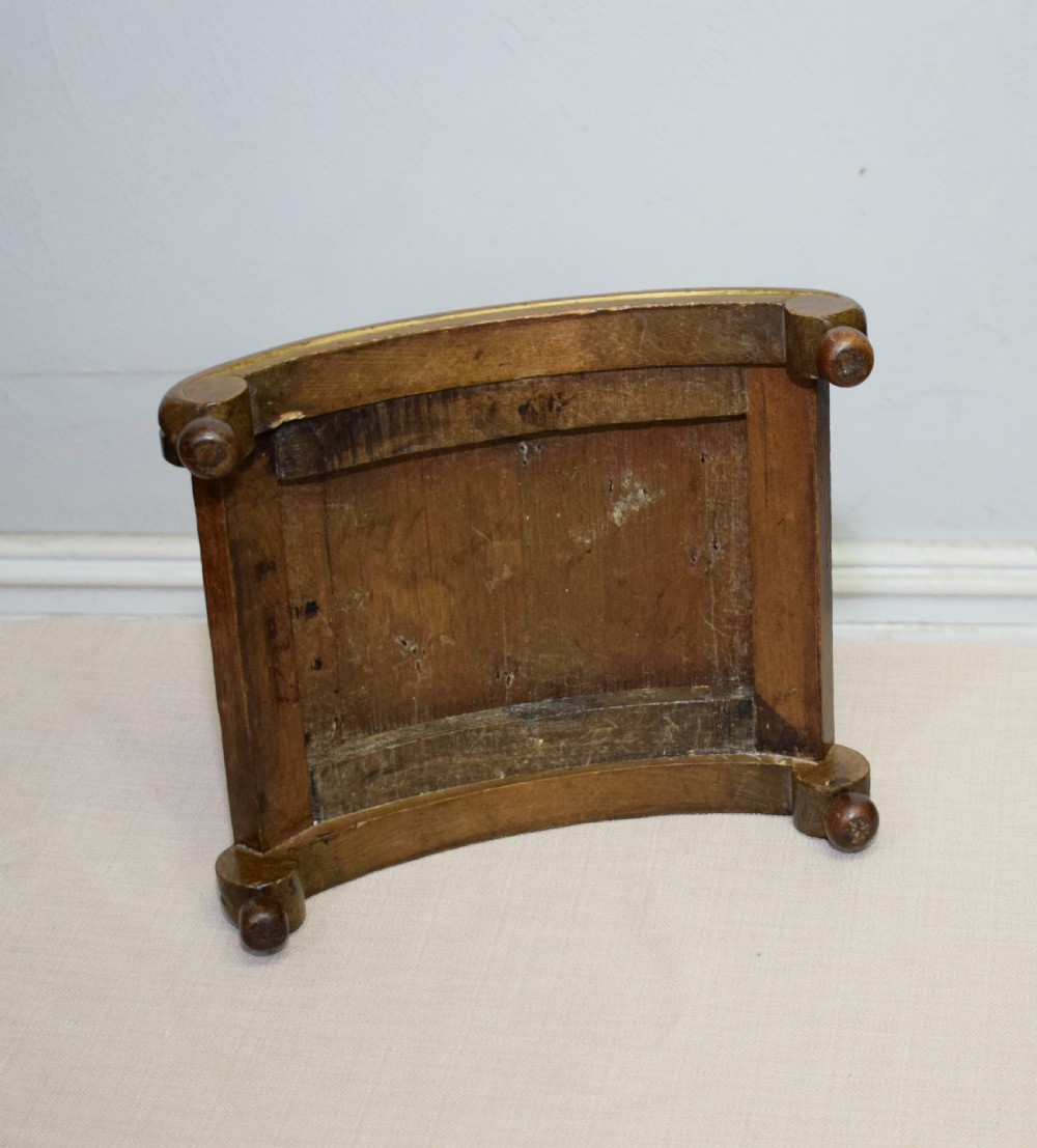 Victorian Walnut Foot Stool View XI