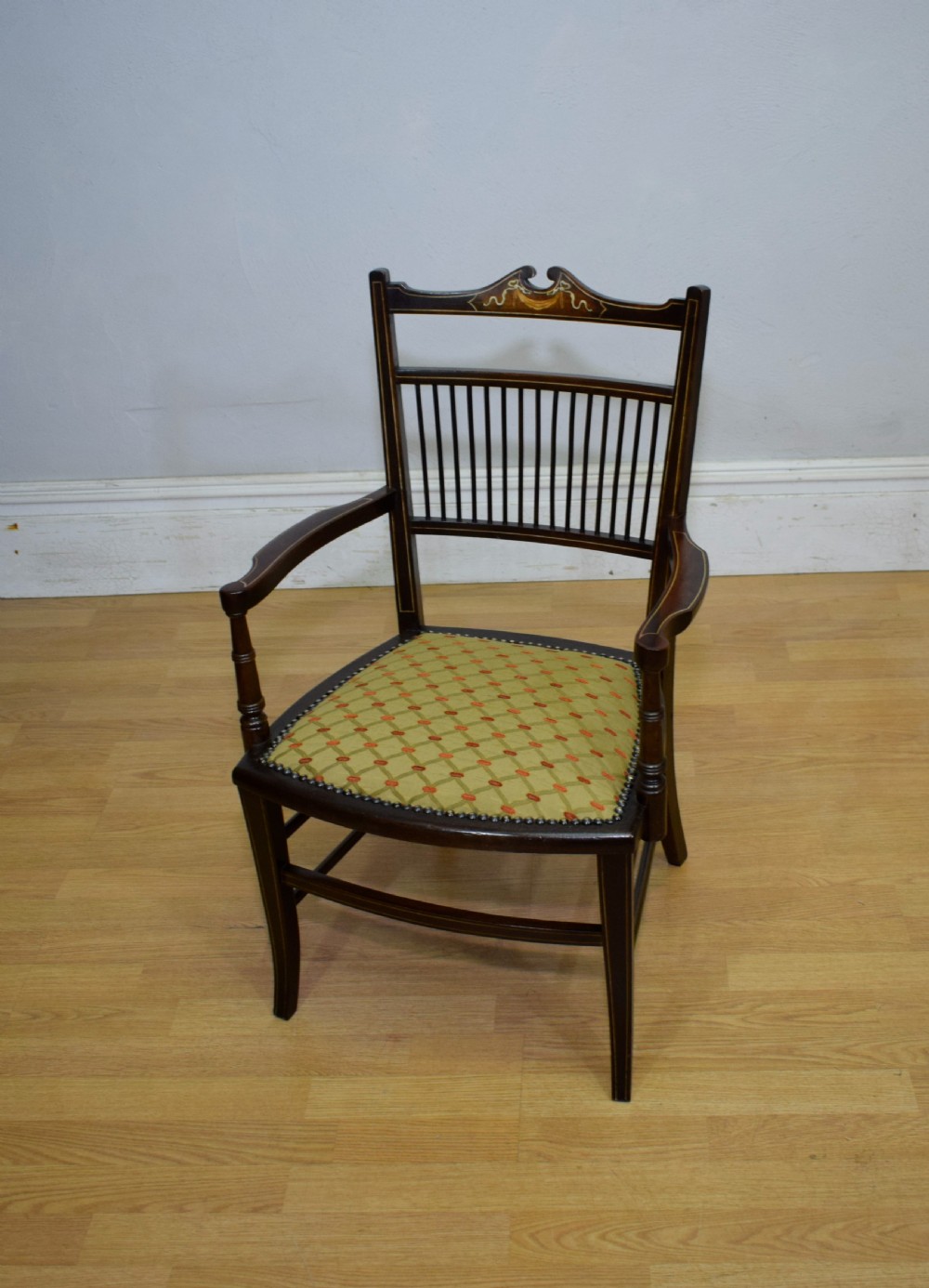 Edwardian Inlaid Armchair View II