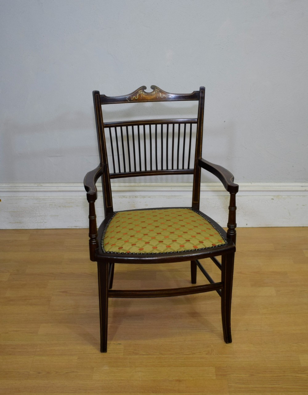Edwardian Inlaid Armchair View IV