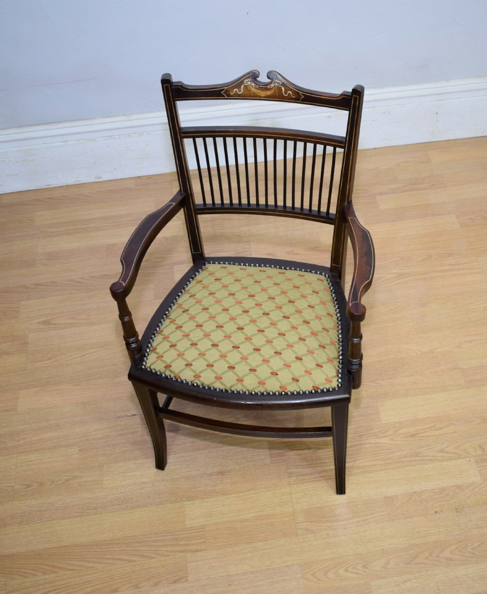 Edwardian Inlaid Armchair View IX