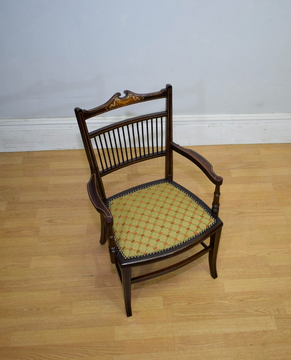 Edwardian Inlaid Armchair View XIV