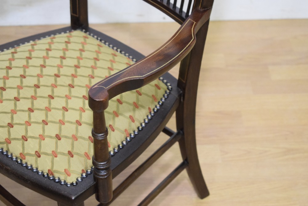 Edwardian Inlaid Armchair View XV