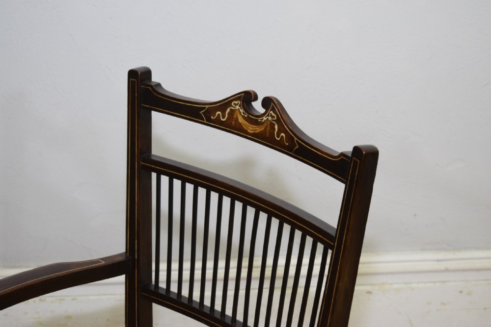 Edwardian Inlaid Armchair View XVI