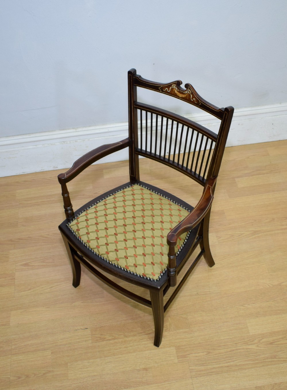 Edwardian Inlaid Armchair View XVII