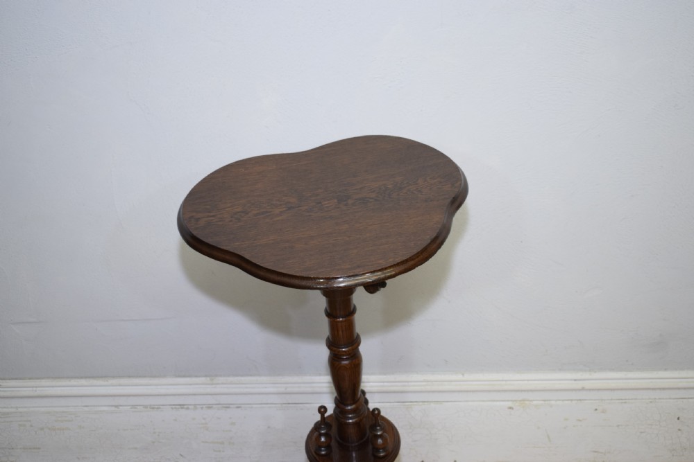 Early 20th Century Oak Tri-Pod Table View XIV
