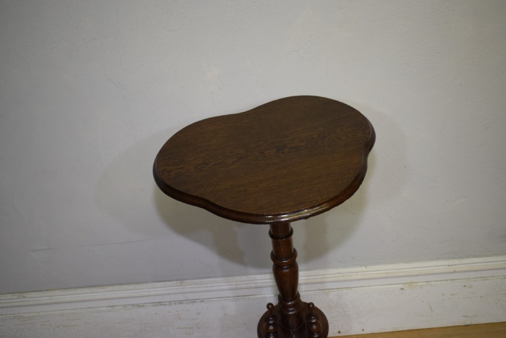 Early 20th Century Oak Tri-Pod Table View XVII