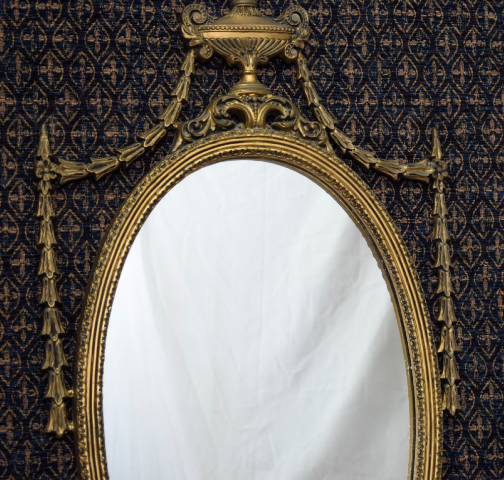 Oval  Adams Style Mirror View V