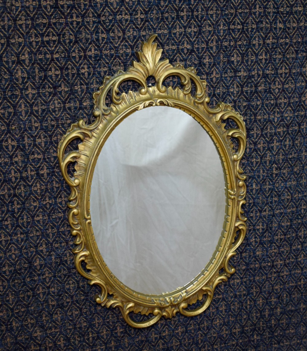 Oval Rococo Style Mirror View IV