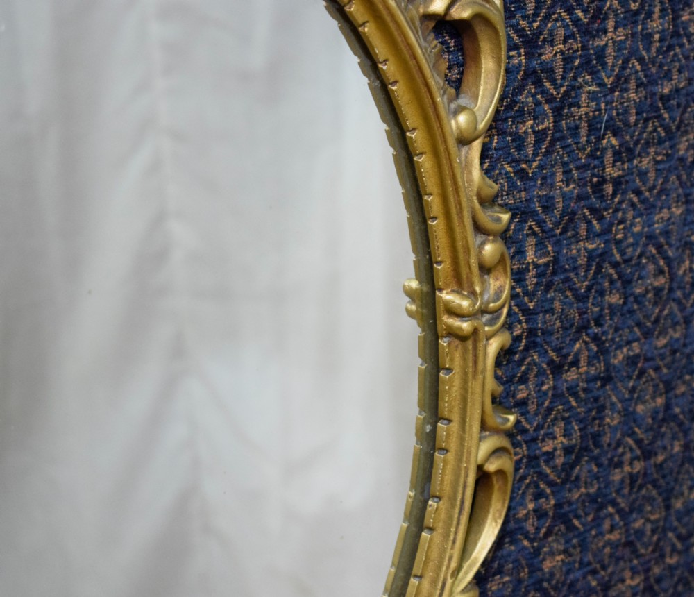Oval Rococo Style Mirror View VI