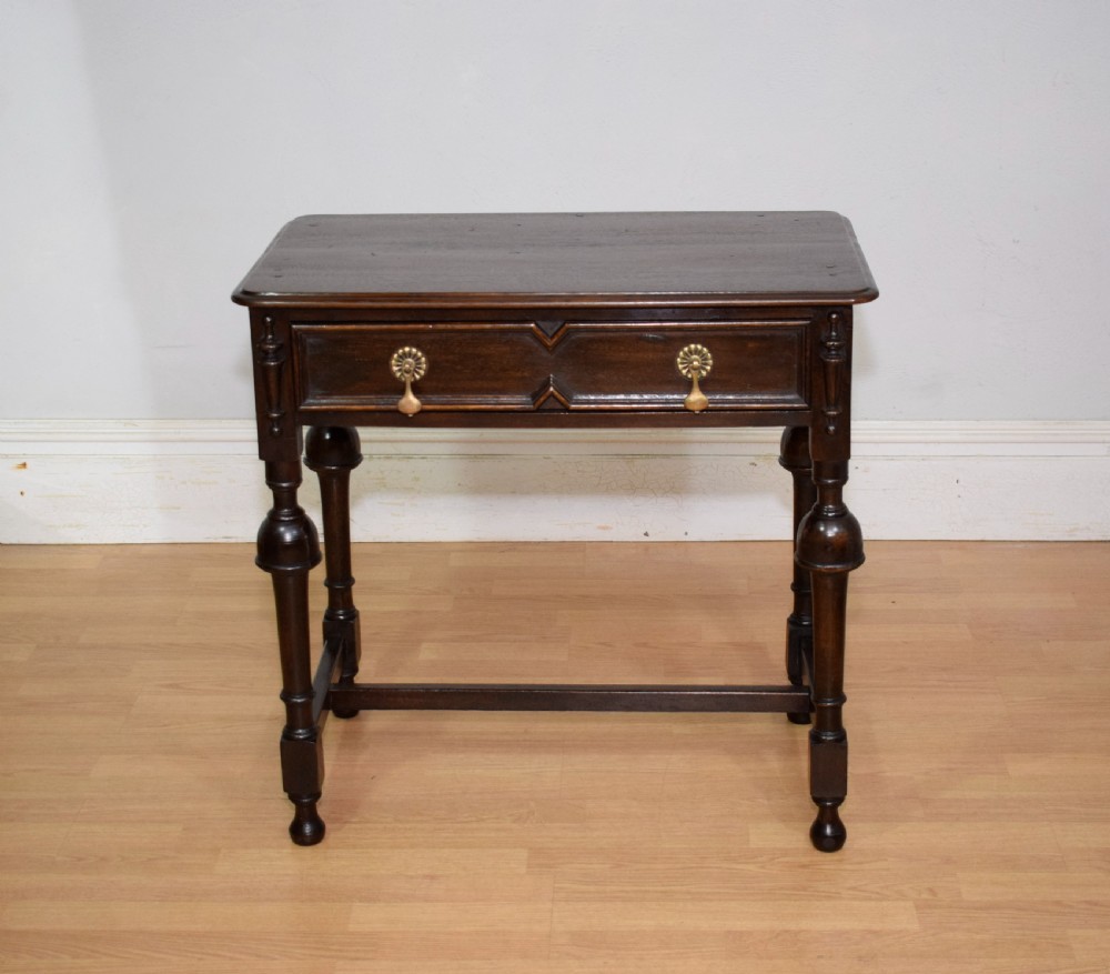 Early 20th Century Oak Jacobean Table View III