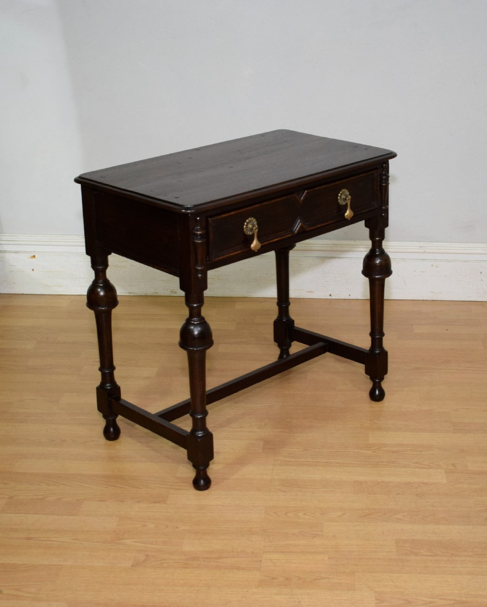 Early 20th Century Oak Jacobean Table View XI