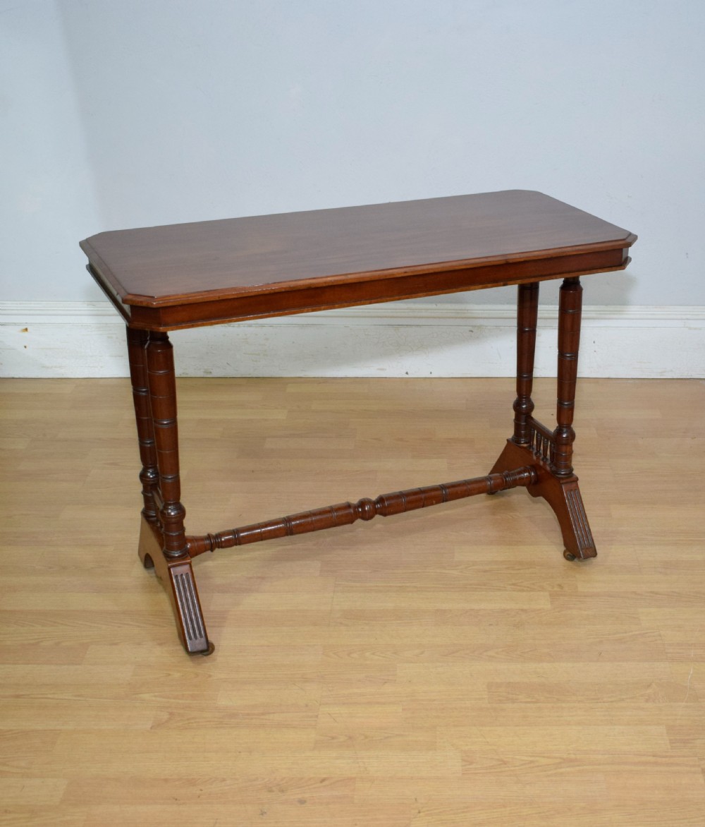 Edwardian Mahogany Console Table View V