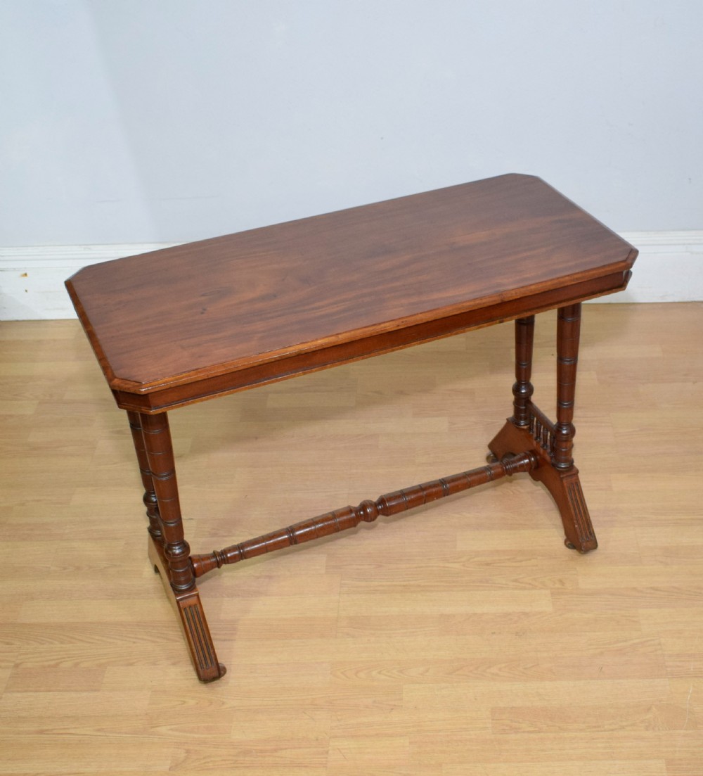Edwardian Mahogany Console Table View VI