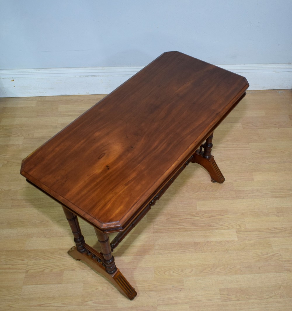Edwardian Mahogany Console Table View XI