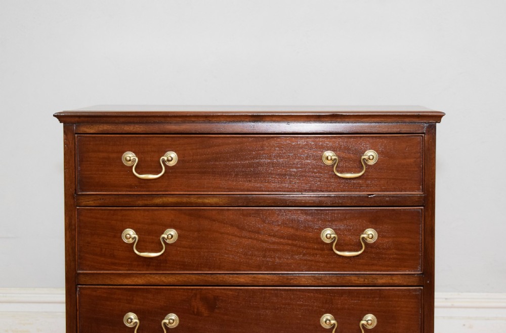 19th Century Mahogany Bachelors Chest of Drawers View X