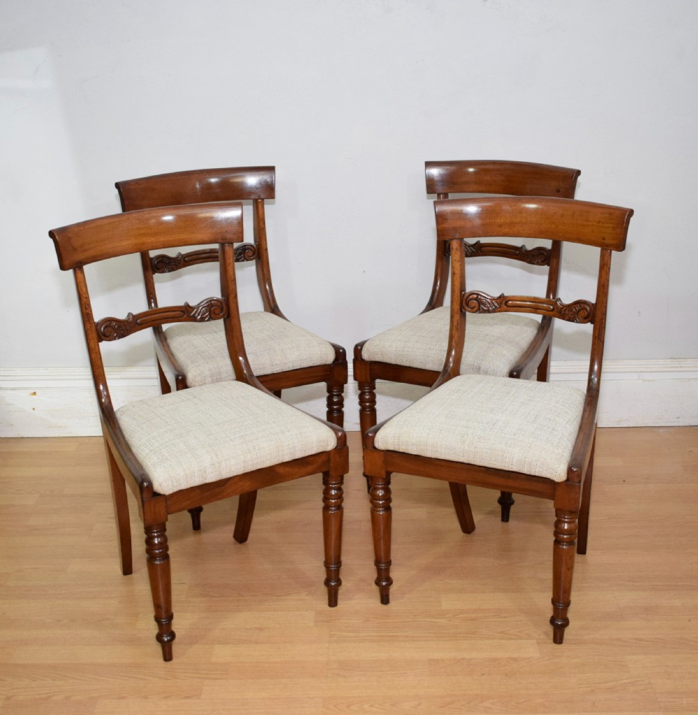 Set of 4 Regency Dining Chairs