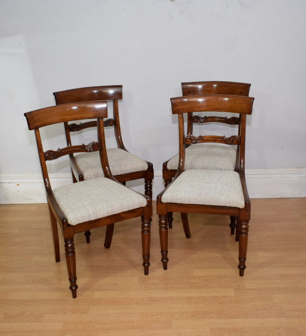 Set of 4 Regency Dining Chairs View II