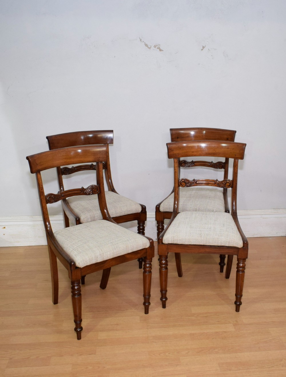 Set of 4 Regency Dining Chairs View III